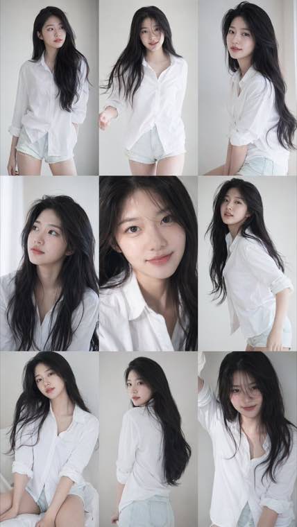 3x3 Idol Portrait Collage